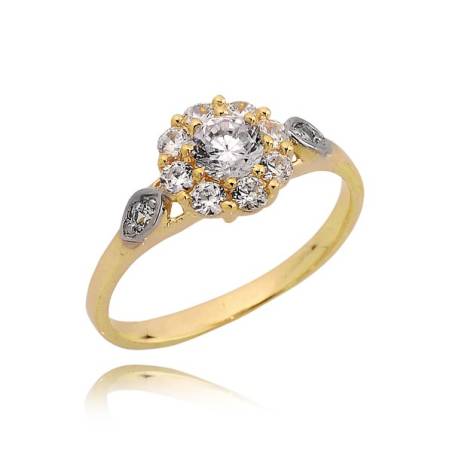 Ekskluzywny złoty pierścionek