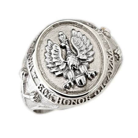 Sygnet patriotyczny z orłem Piłsudskiego