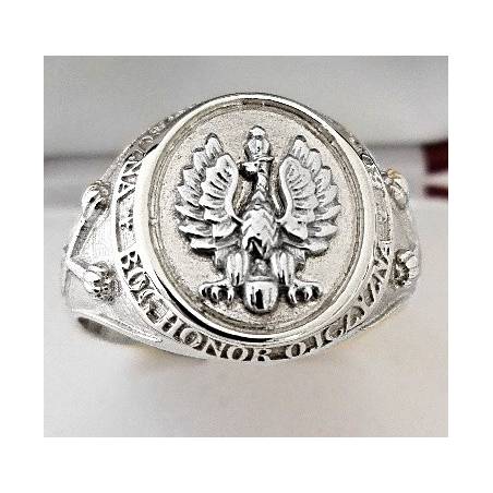 Sygnet patriotyczny z orłem Piłsudskiego