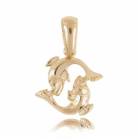 Złoty znak zodiaku Z3 RYBY