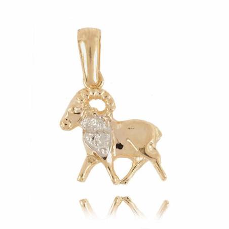 Złoty znak zodiaku Z2 BARAN