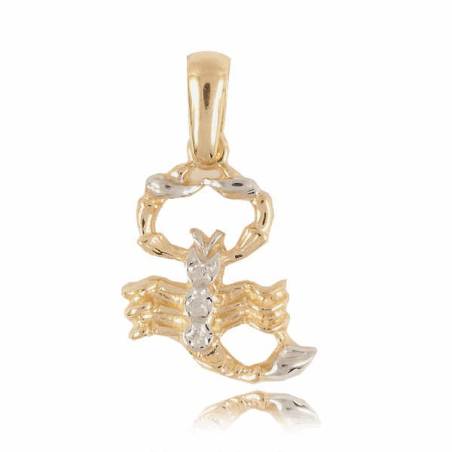 Złoty znak zodiaku Z2 SKORPION