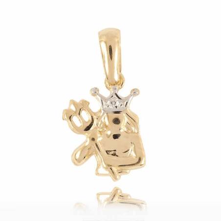 Złoty znak zodiaku Z1 WODNIK