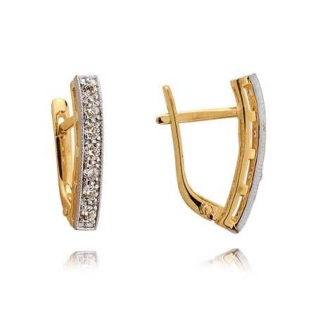 Złote kolczyki N363K