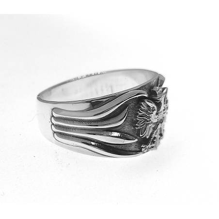 Sygnet z orlem, patriotyczny sygnet męski