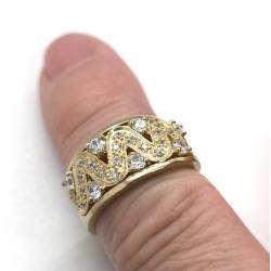 Śliczny pierścionek z imponującym wzorem , Sklep Jubiler Cieszyn