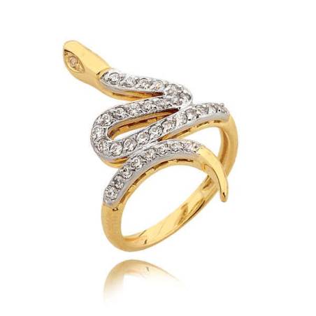 Złoty pierścionek N318