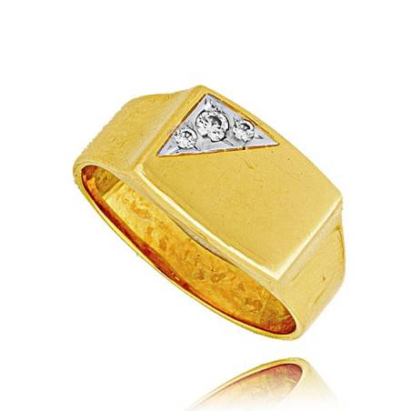 Męski sygnet złoty model P324