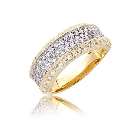 Kobiecy złoty pierścionek P1785