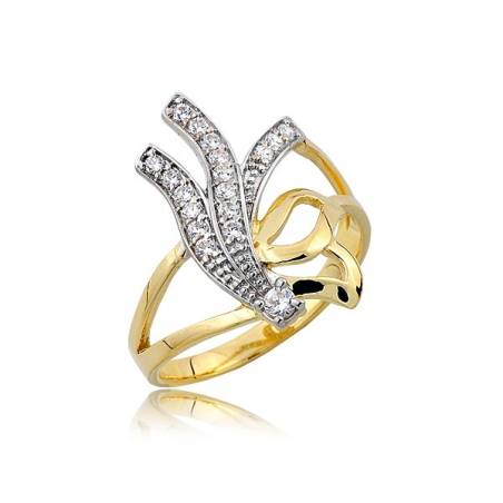 Pierścionek złotego koloru 1765